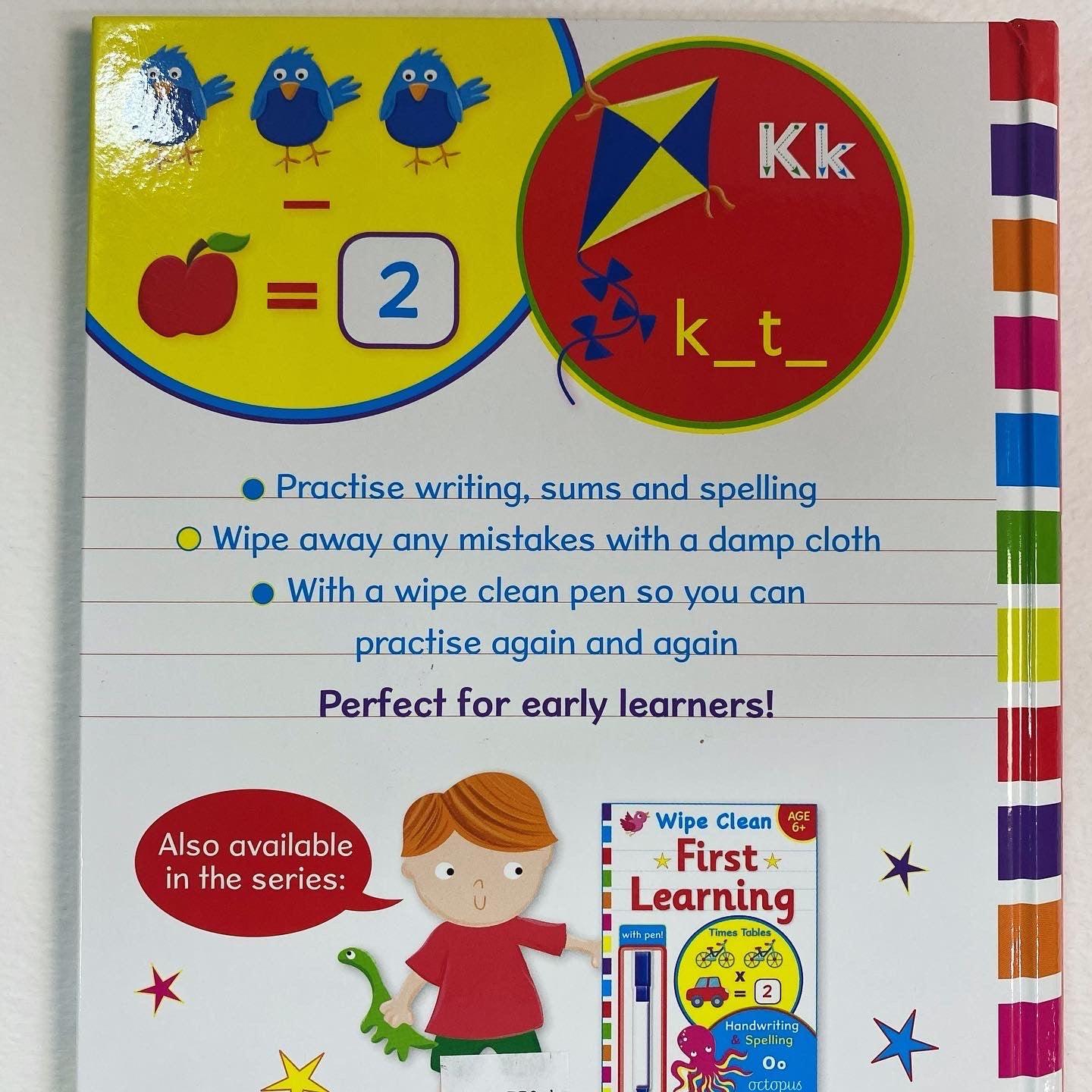 WIPE CLEAN BIND UP 4+ - EARLY LEARNING (WITH PEN) - Spectrawide Bookstore