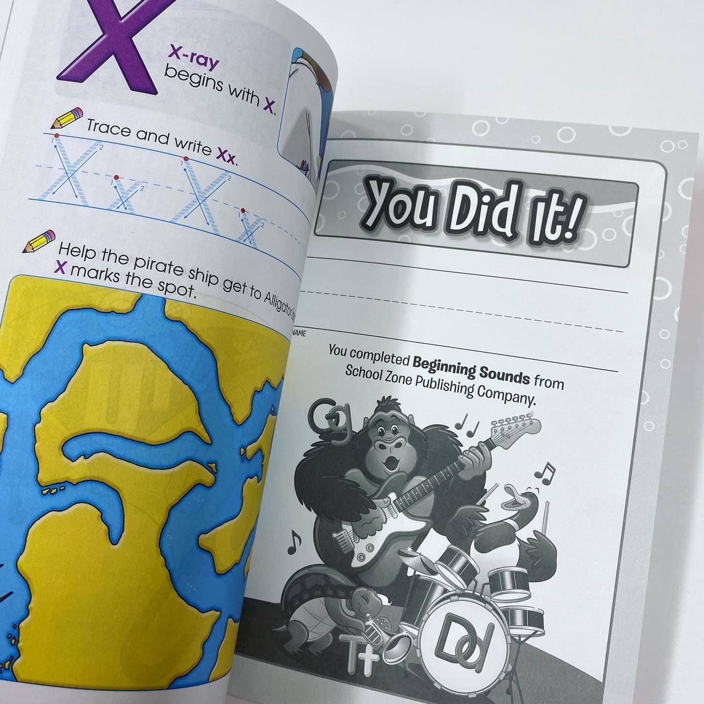 School Zone A Get Ready! Book Beginning Sounds Ages 3-5 - Spectrawide Bookstore