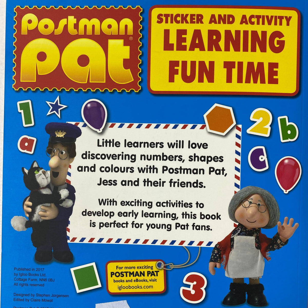 Postman Pat Sticker Chart Postman Pat - Sticker And Activity Learning Fun Time