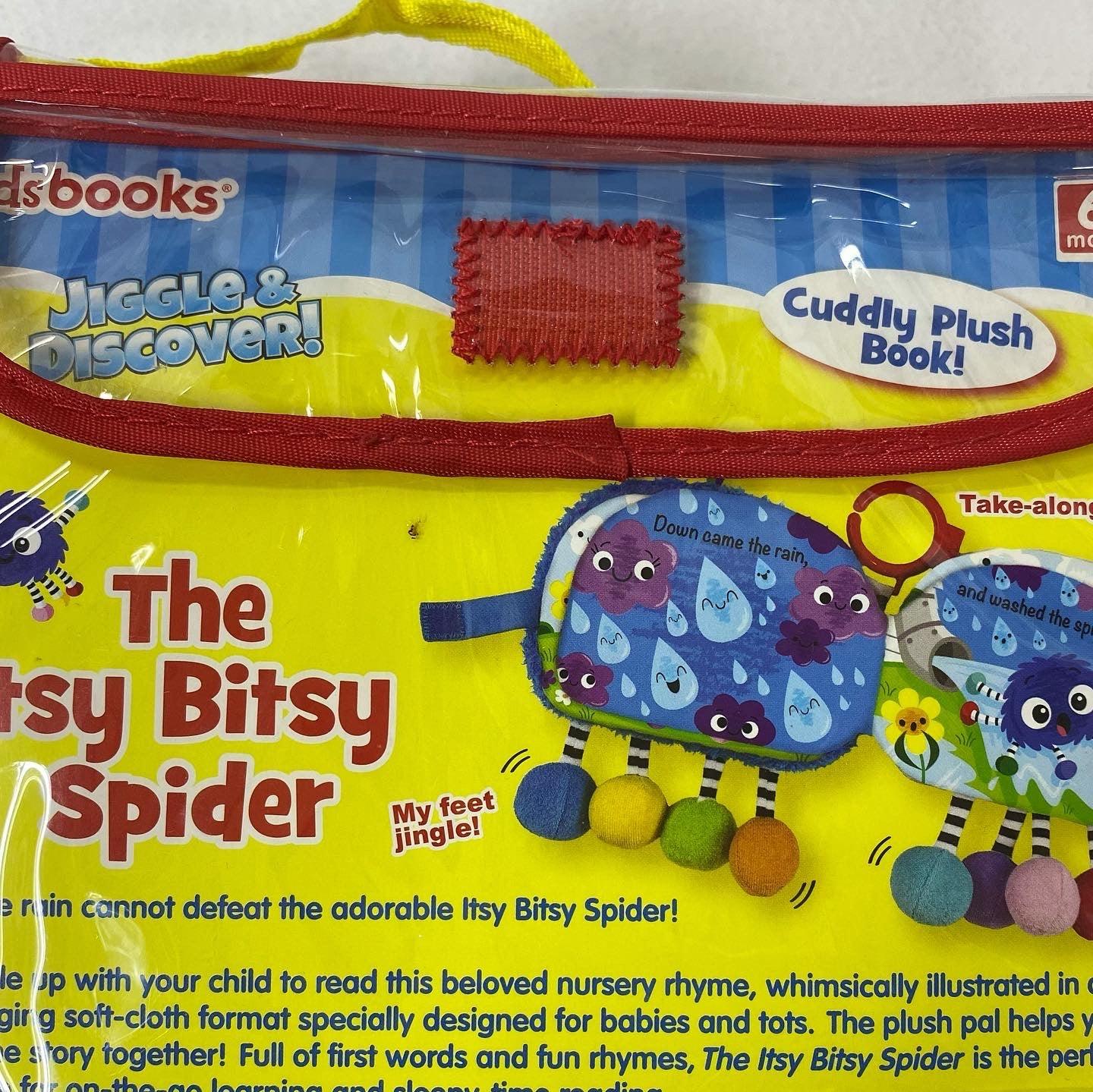 Jiggle & Discover - The Itsy Bitsy Spider Plush Book - Spectrawide Bookstore