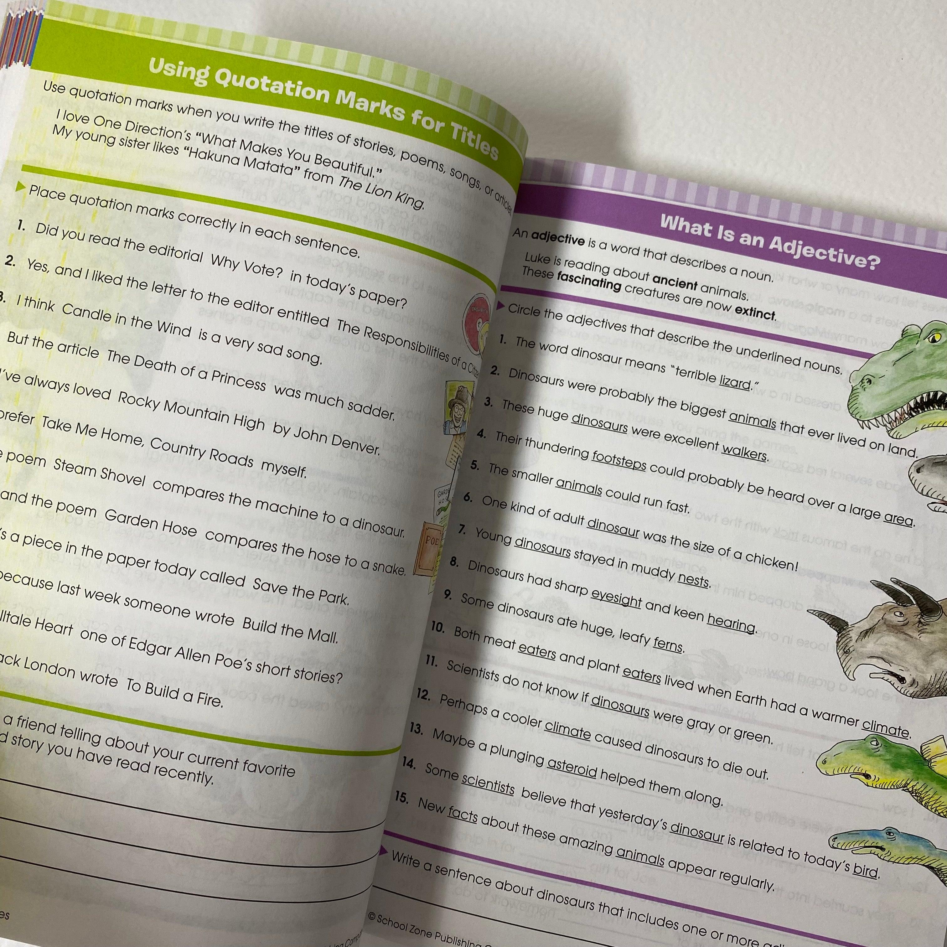 School Zone Big Third Grade Workbook Ages 8-9 - Spectrawide Bookstore
