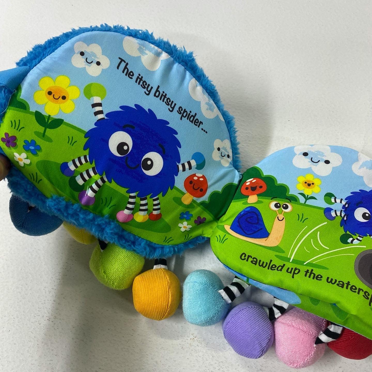 Jiggle & Discover - The Itsy Bitsy Spider Plush Book - Spectrawide Bookstore