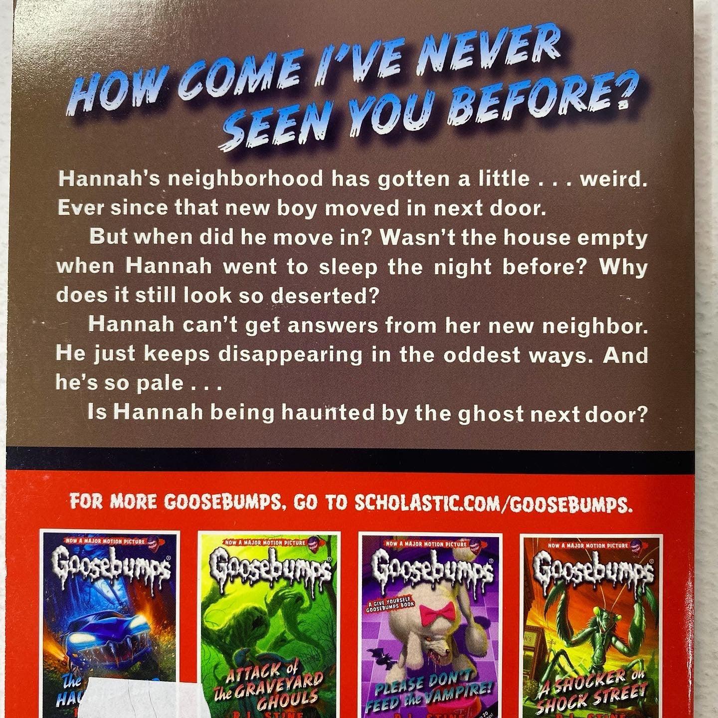 Goosebumps - The Ghost Next Door - Spectrawide Bookstore