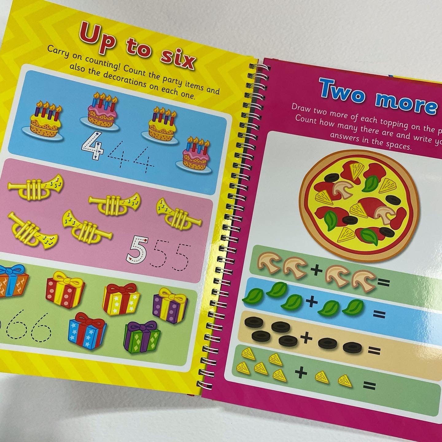 WIPE CLEAN BIND UP 4+ - EARLY LEARNING (WITH PEN) - Spectrawide Bookstore