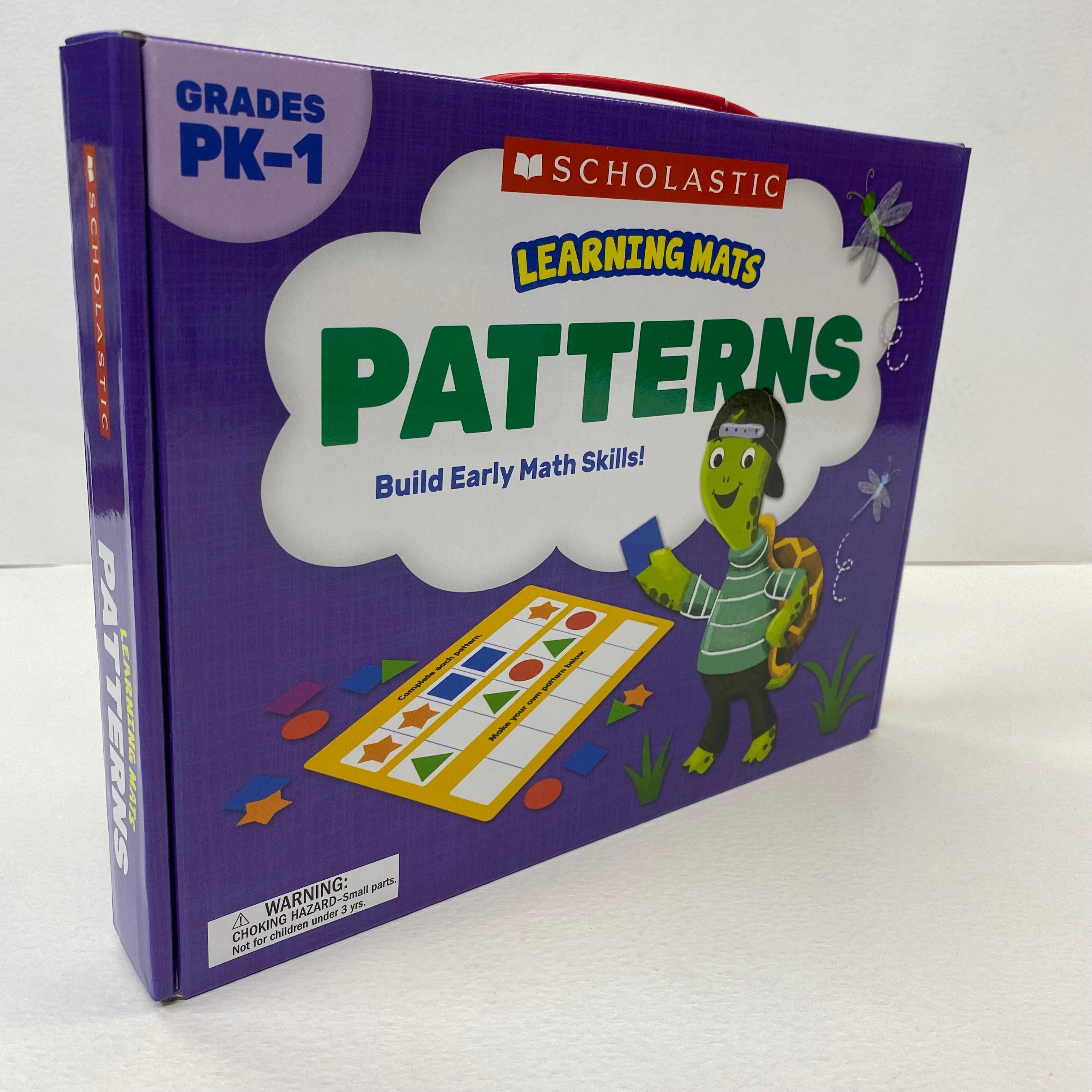 Learning Mats - Patterns Build Early Math Skills Grades PreK-1 - Spectrawide Bookstore