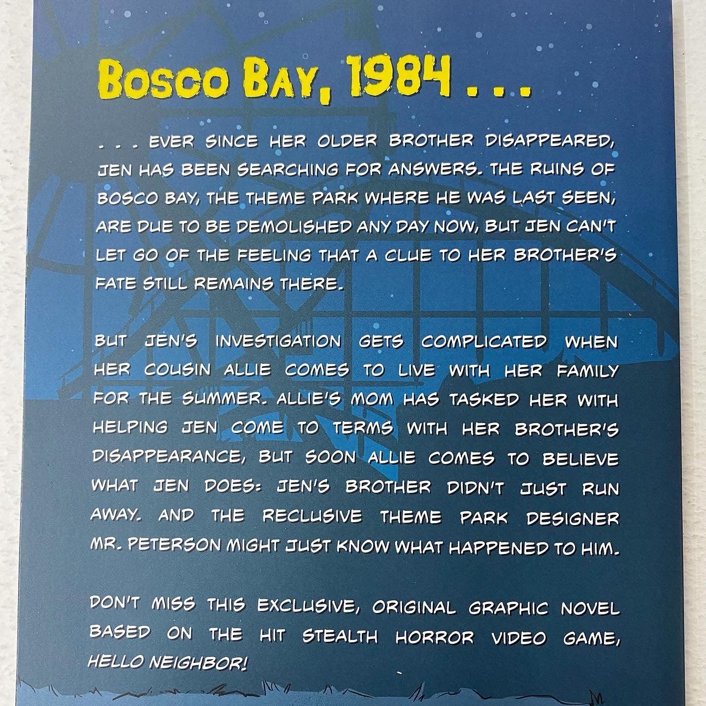 Hello Neighbor Graphic Novel #01 - The Secret of Bosco Bay - Spectrawide Bookstore