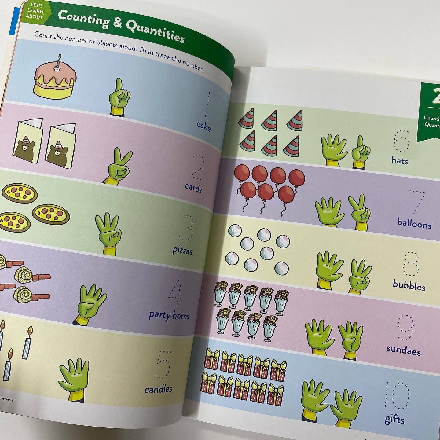 TinkerActive Math Workbook - Kindergarten Ages 5-6 - Spectrawide Bookstore