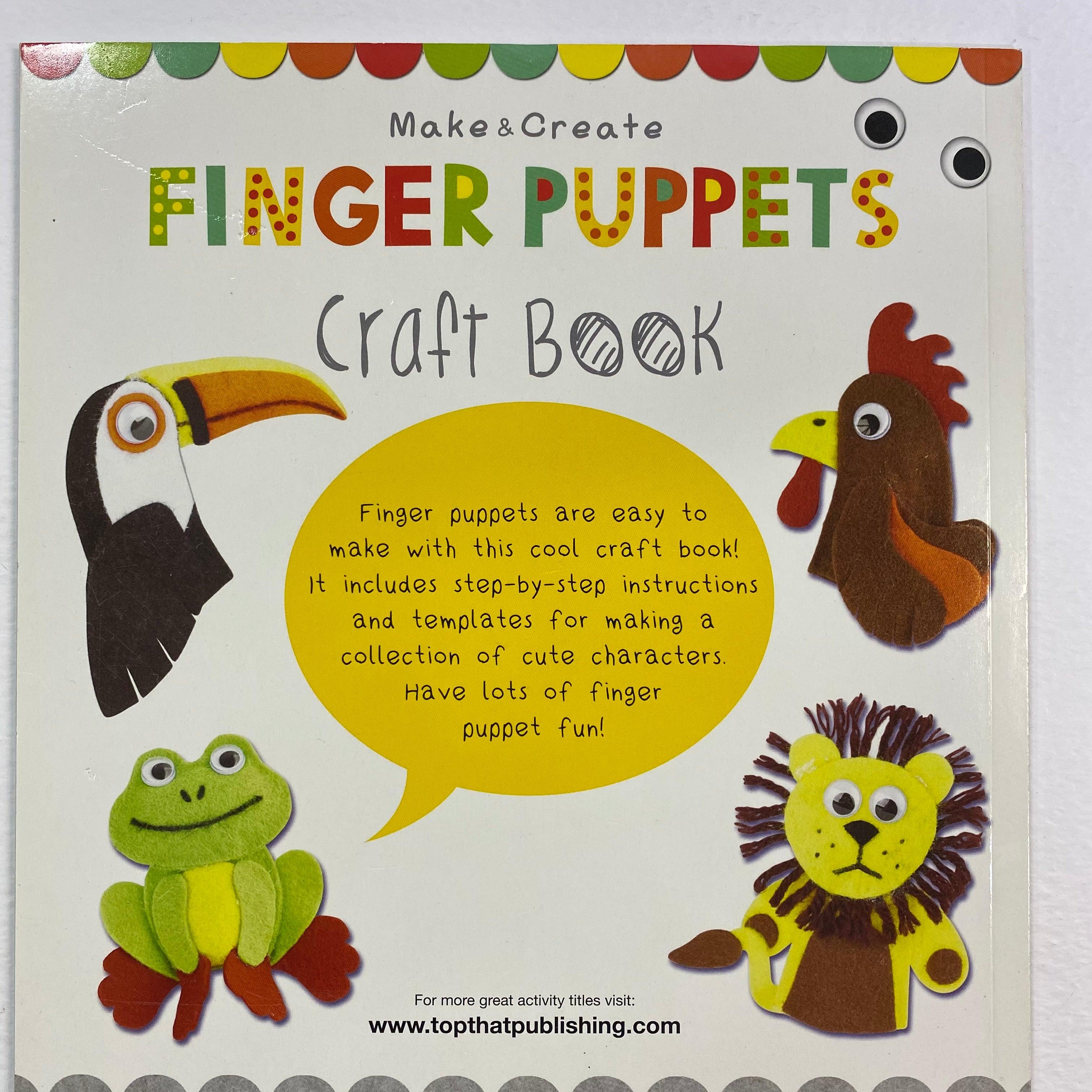 Make & Create Finger Puppets - Craft Book - Spectrawide Bookstore