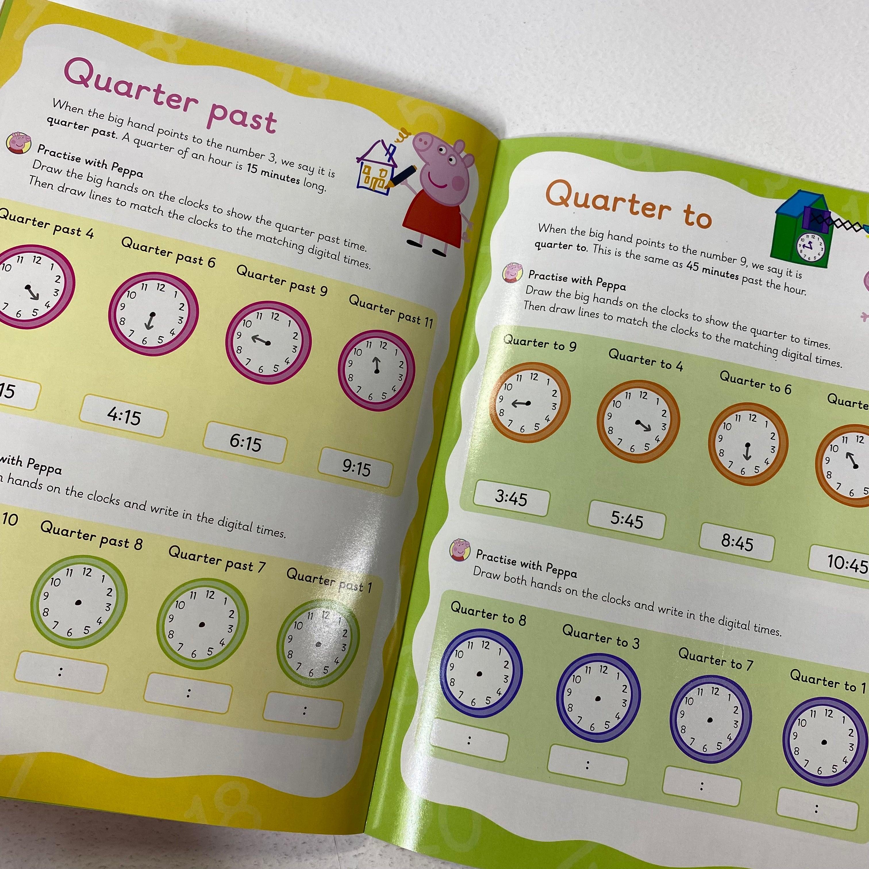 Practise Peppa Pig With Peppa - Wipe-Clean Telling The Time - Spectrawide Bookstore