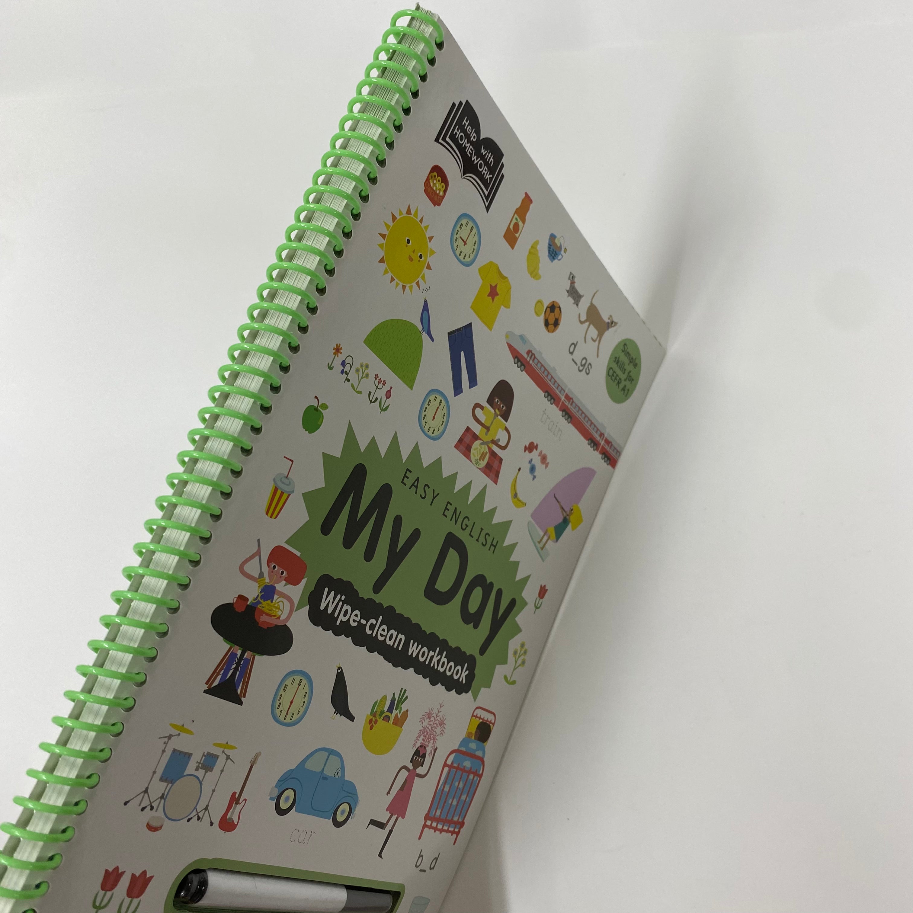 Help with Homework 3+ - Easy English My Day - Wipe-clean Workbook - Spectrawide Bookstore