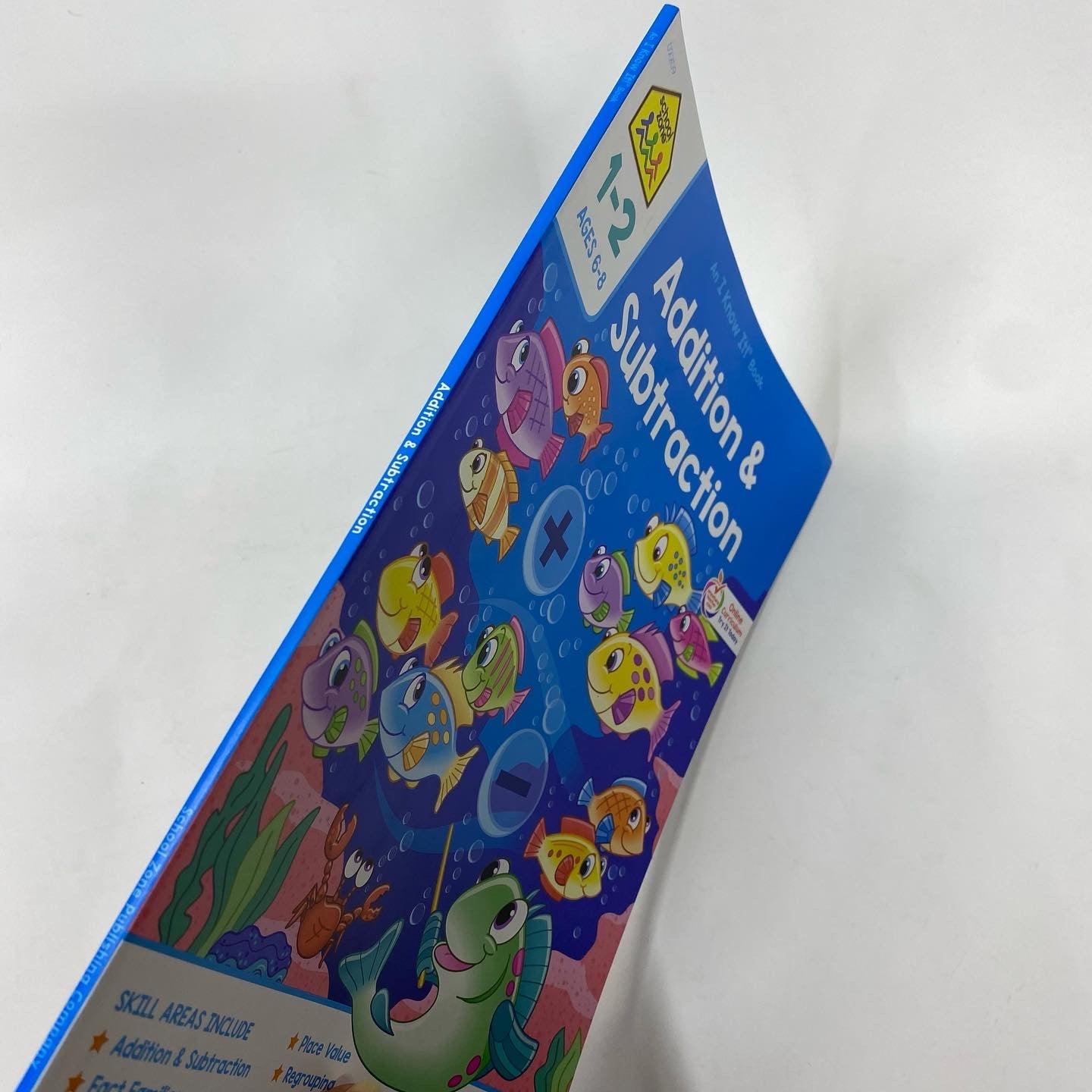 School Zone Addition & Subtraction Workbook Ages 6-8 - Spectrawide Bookstore