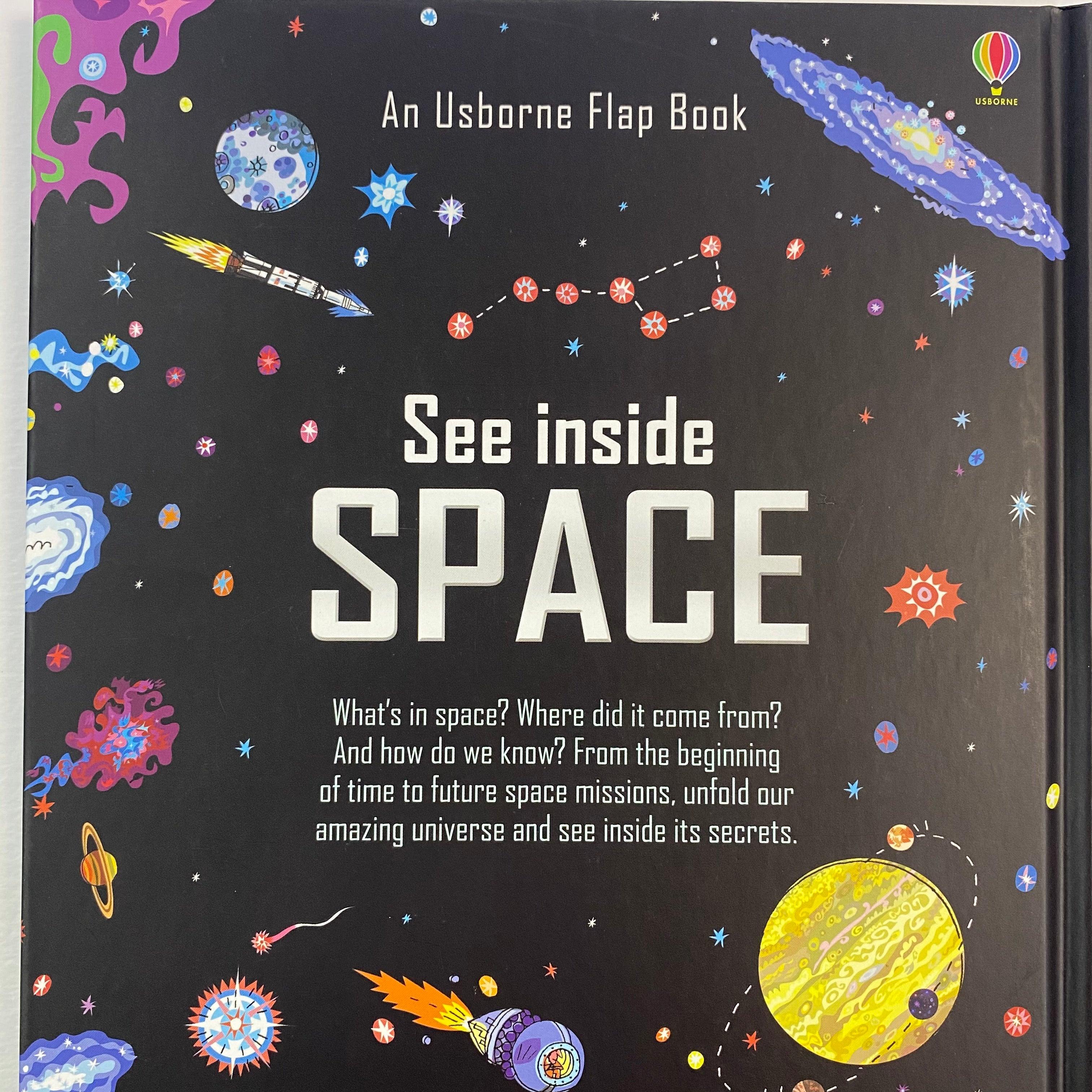 USBORNE - See Inside Space - Flap Book - Spectrawide Bookstore