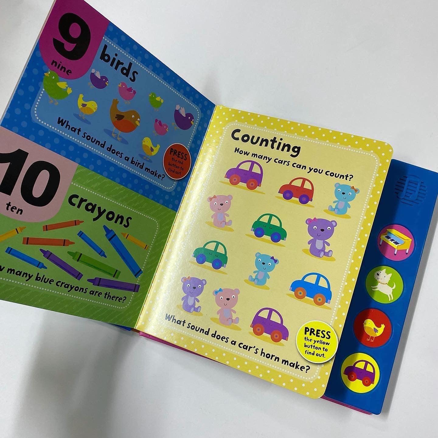 Tiny Tots Sounds - My First 123 with 4 Fun Sounds - Spectrawide Bookstore