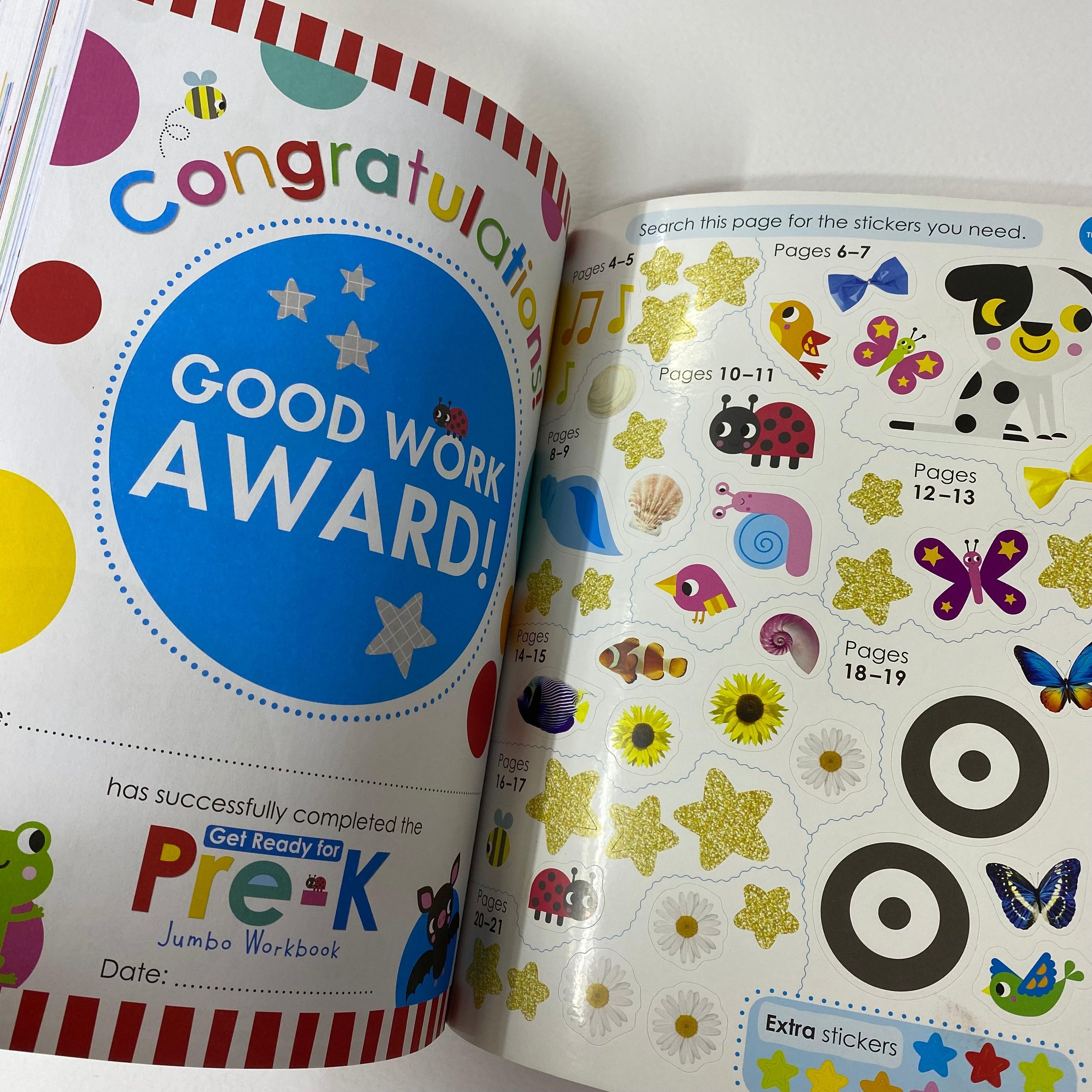 Scholastic Early Learners - Jumbo Workbook Get Ready for Pre-K - Spectrawide Bookstore