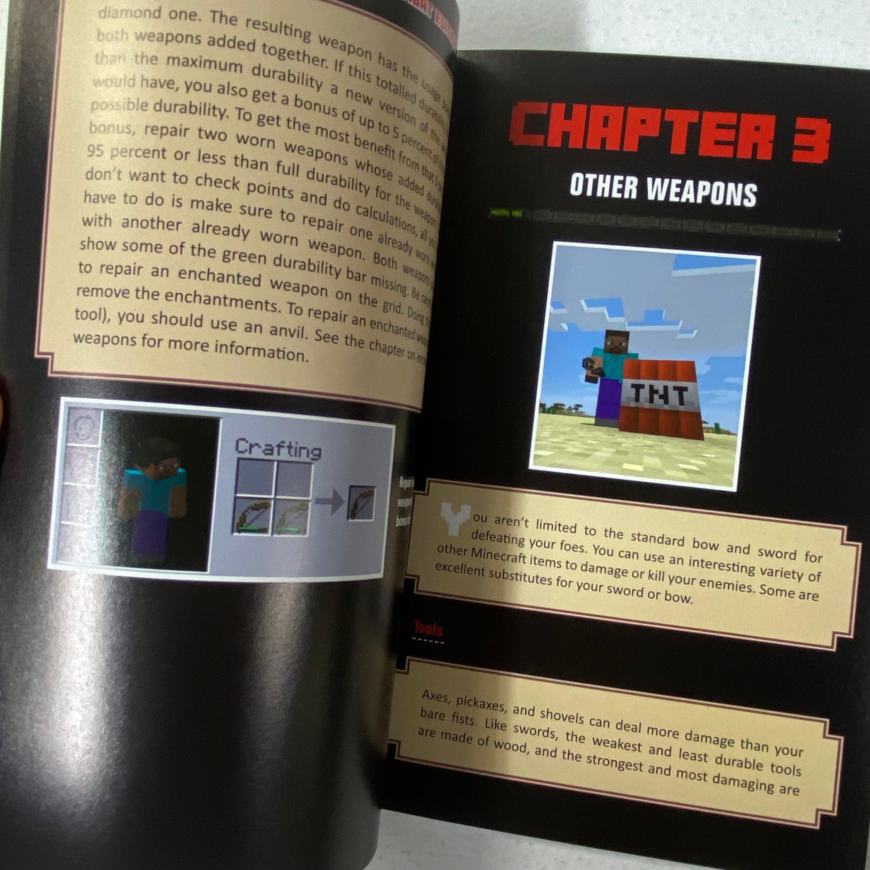 AN UNOFFICIAL MINECRAFTER’S GUIDE - COMBAT EDITION - HACKS FOR MINECRAFTERS - Spectrawide Bookstore