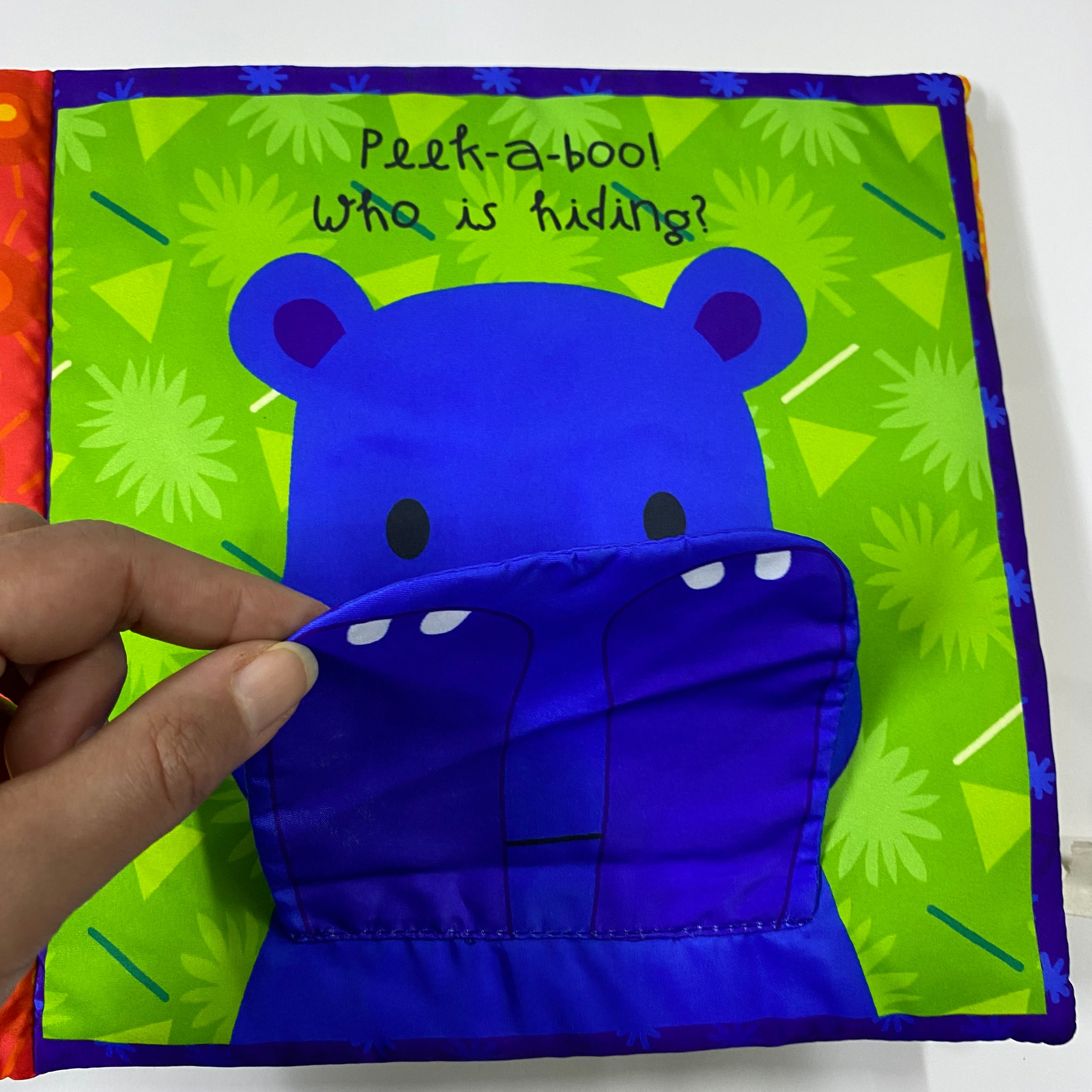 Play Peek-A-Boo! Jungle Animals - Cloth Book - Spectrawide Bookstore