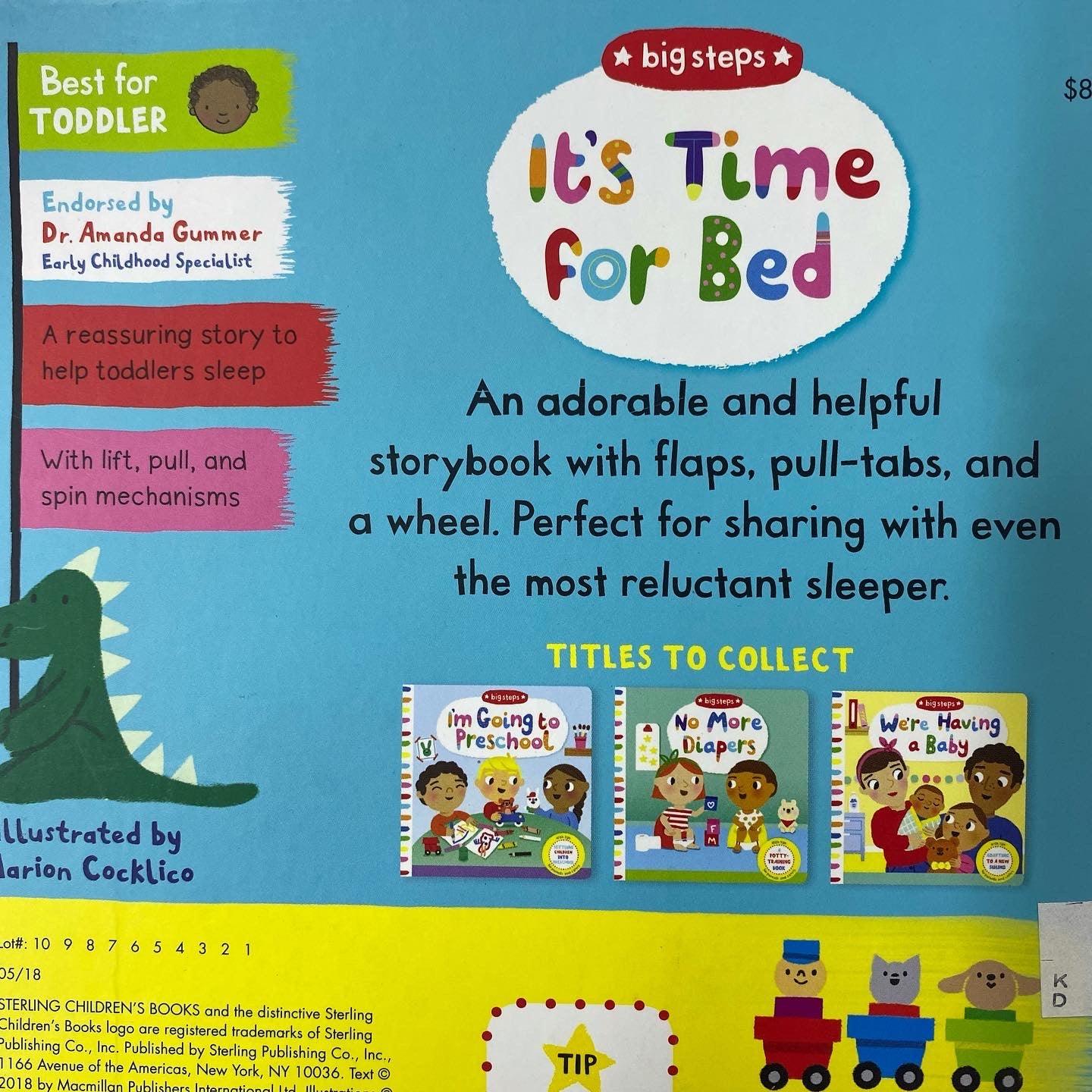 It's Time for Bed - Big Steps - Spectrawide Bookstore