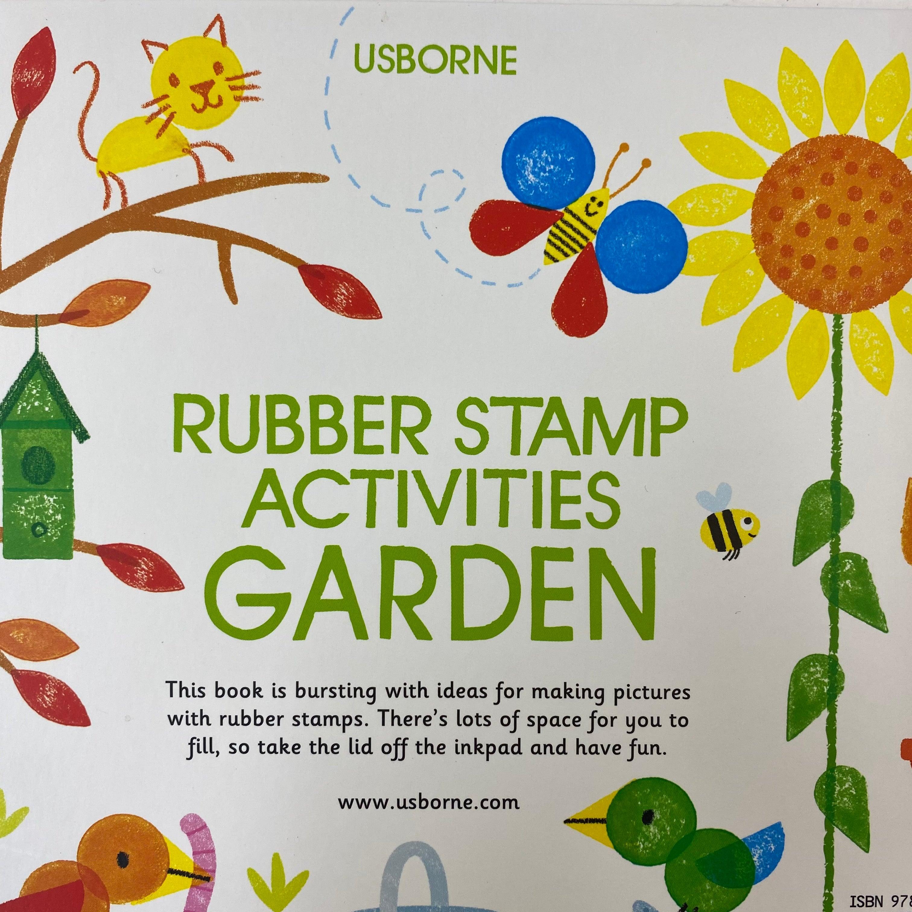 USBORNE - Rubber Stamp Activities Garden - Spectrawide Bookstore