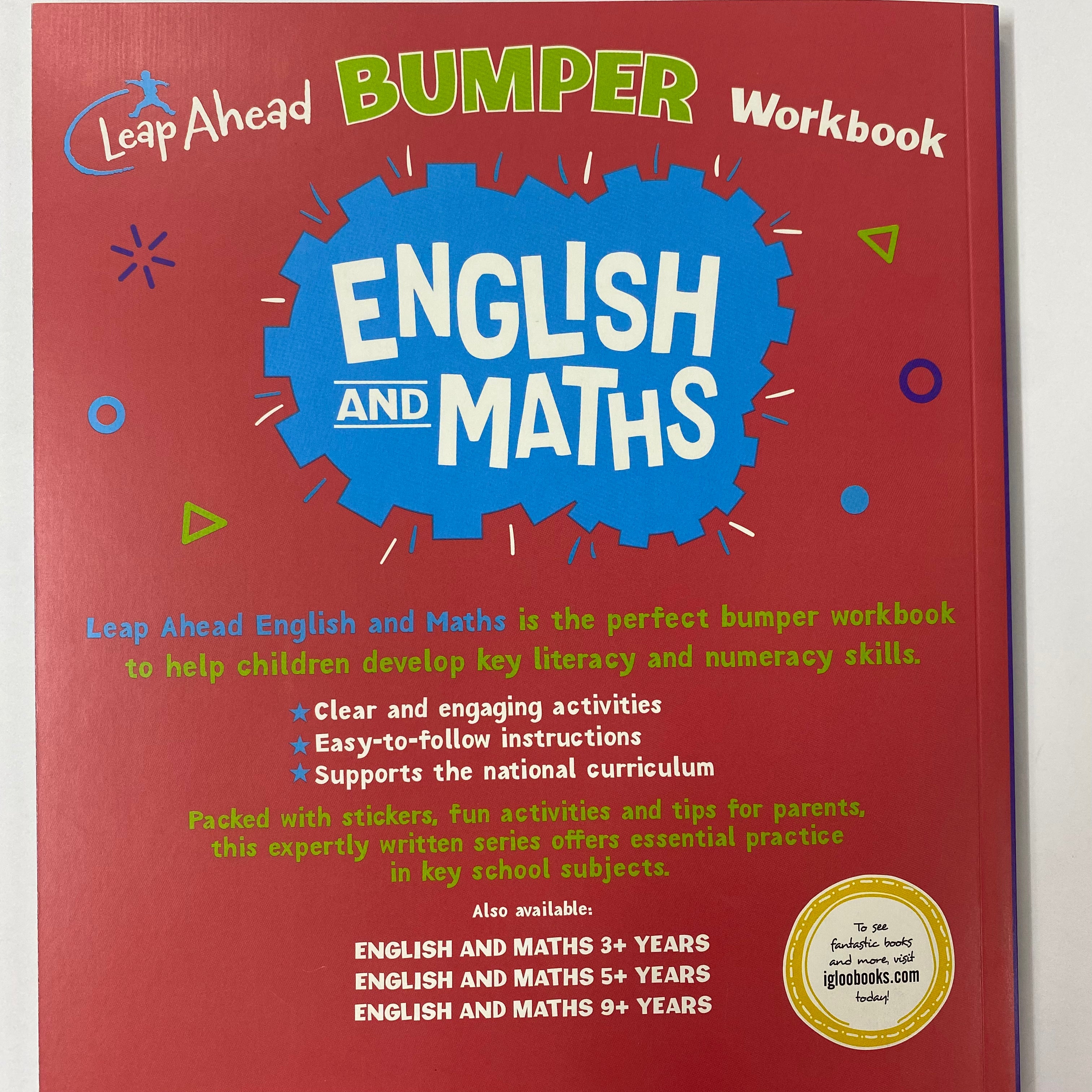 Leap Ahead Bumper Workbook - English and Maths - With Fun Activities and Stickers 7+ - Spectrawide Bookstore