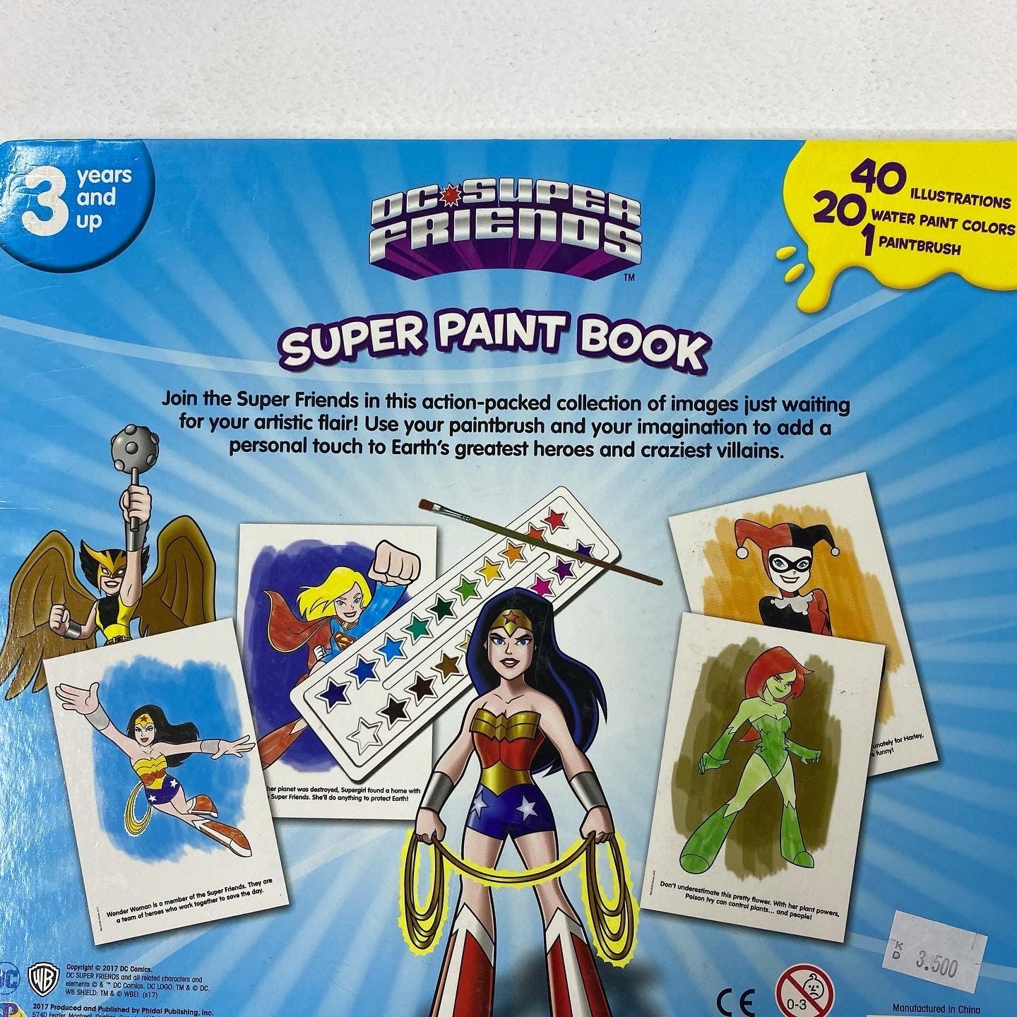 DC Super Friends - Super Paint Book - Spectrawide Bookstore