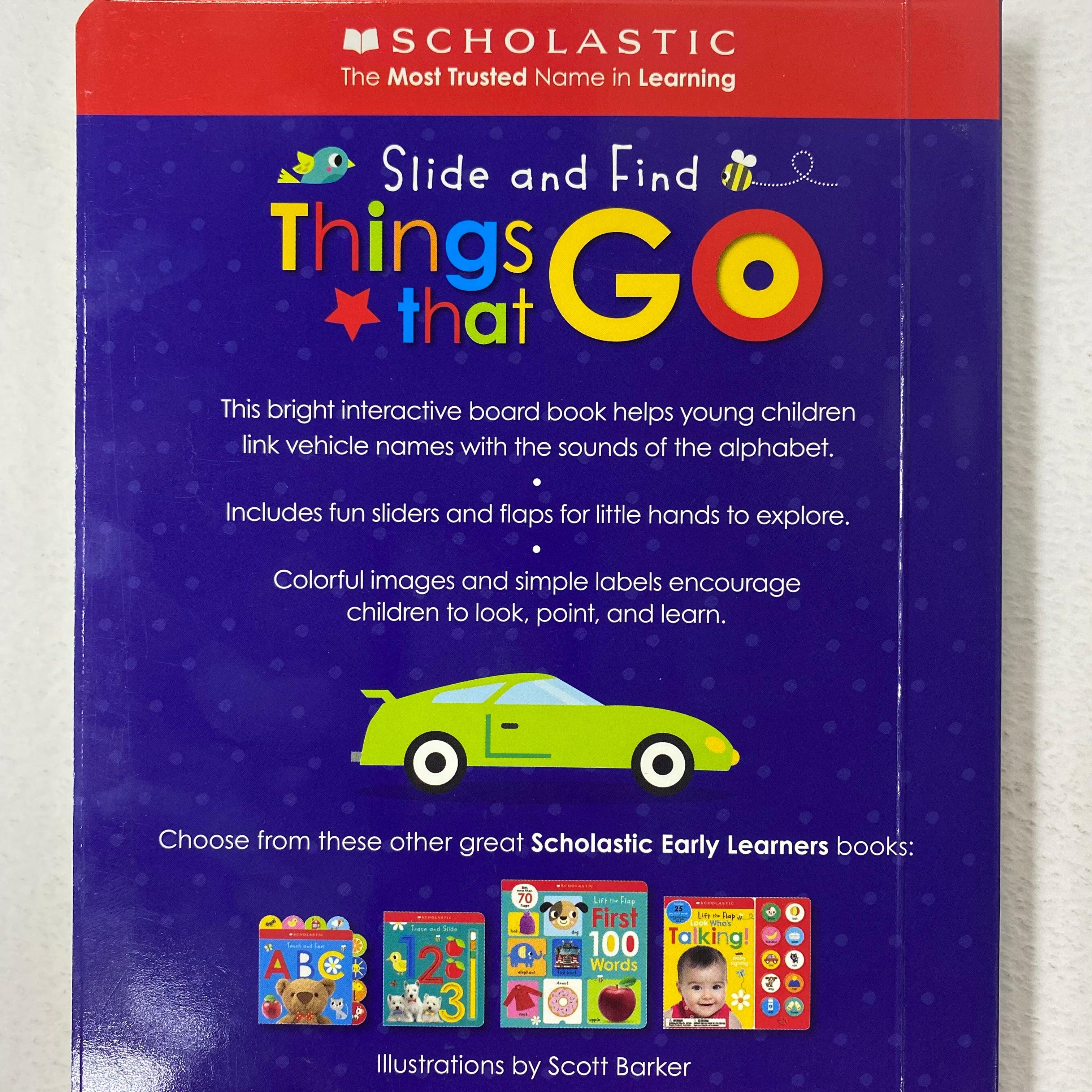 ABC Things That Go: Scholastic Early Learners (Slide and Find) - Spectrawide Bookstore