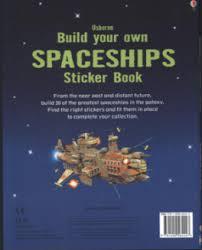 USBORNE - Build Your Own - Spaceships Sticker Book - Spectrawide Bookstore
