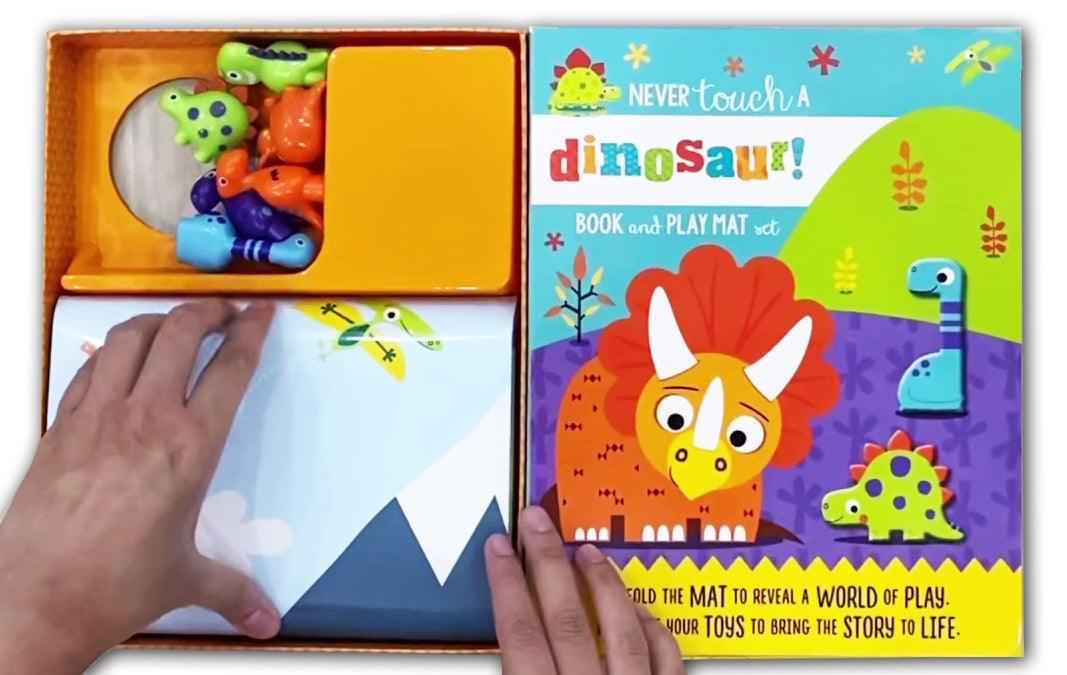 Never Touch a Dinosaur - Includes 6 Dinosaur Toys! - Spectrawide Bookstore