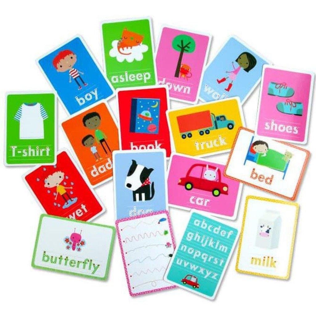 First 50 Words - Wipe Clean Flashcards - Big Size cards - Spectrawide Bookstore