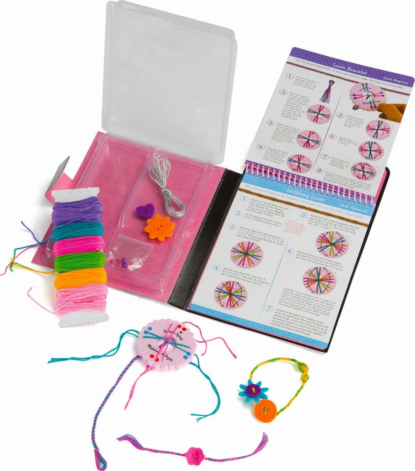 Melissa & Doug On the Go - Craft Activity Set - Friendship Bracelet - Spectrawide Bookstore