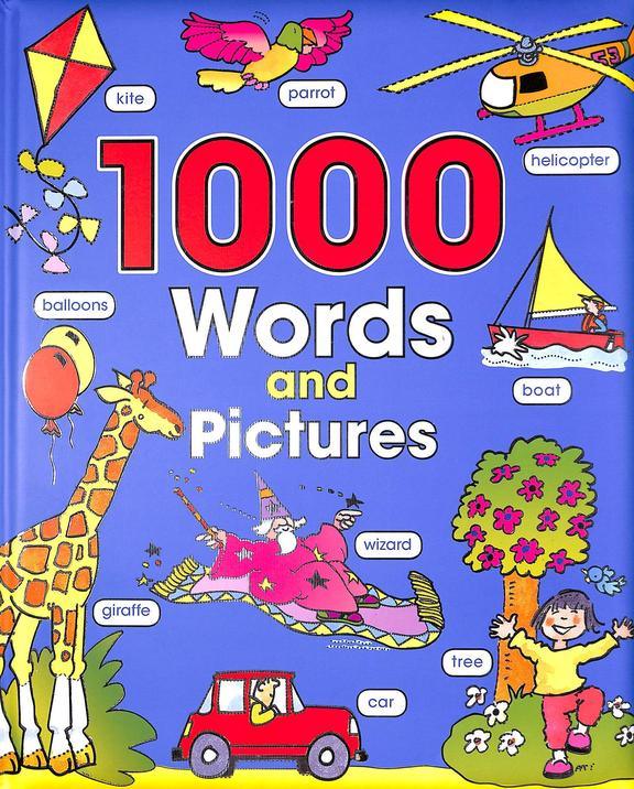 1000 WORDS & PICTURES (PADDED) - Spectrawide Bookstore