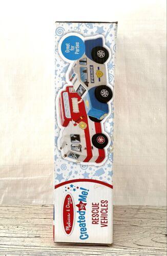 Melissa & Doug Wooden Craft Kit - Rescue Vehicles - Spectrawide Bookstore