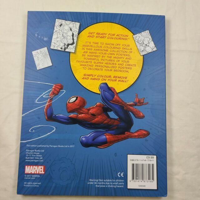 Mighty Marvel Posters - With 28 Powerful Posters to Colour - Spectrawide Bookstore