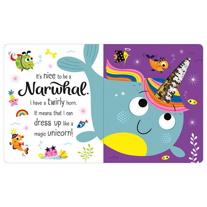 It's Nice to Be a Narwhal - With 2-way Sequins! - Spectrawide Bookstore