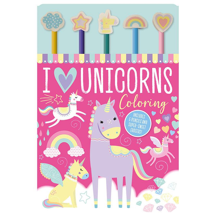I Love Unicorns Coloring - Spectrawide Bookstore